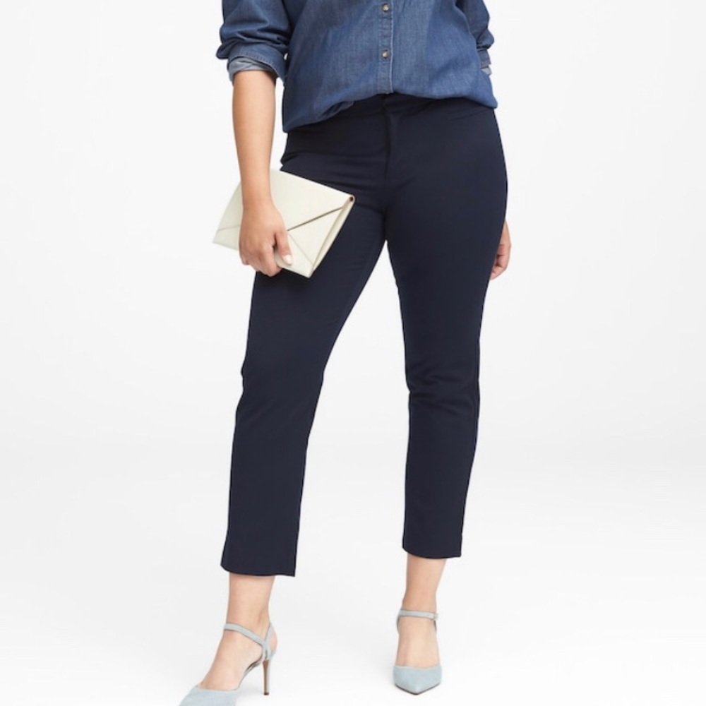 Banana Republic Sloan fit navy dress pants